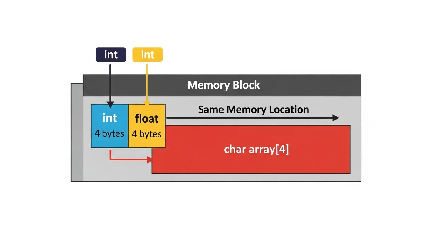 Memory Behavior of Unions