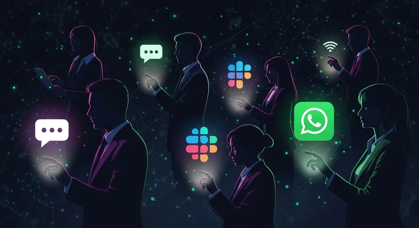 Dark Social (Mysterious Network Visual)