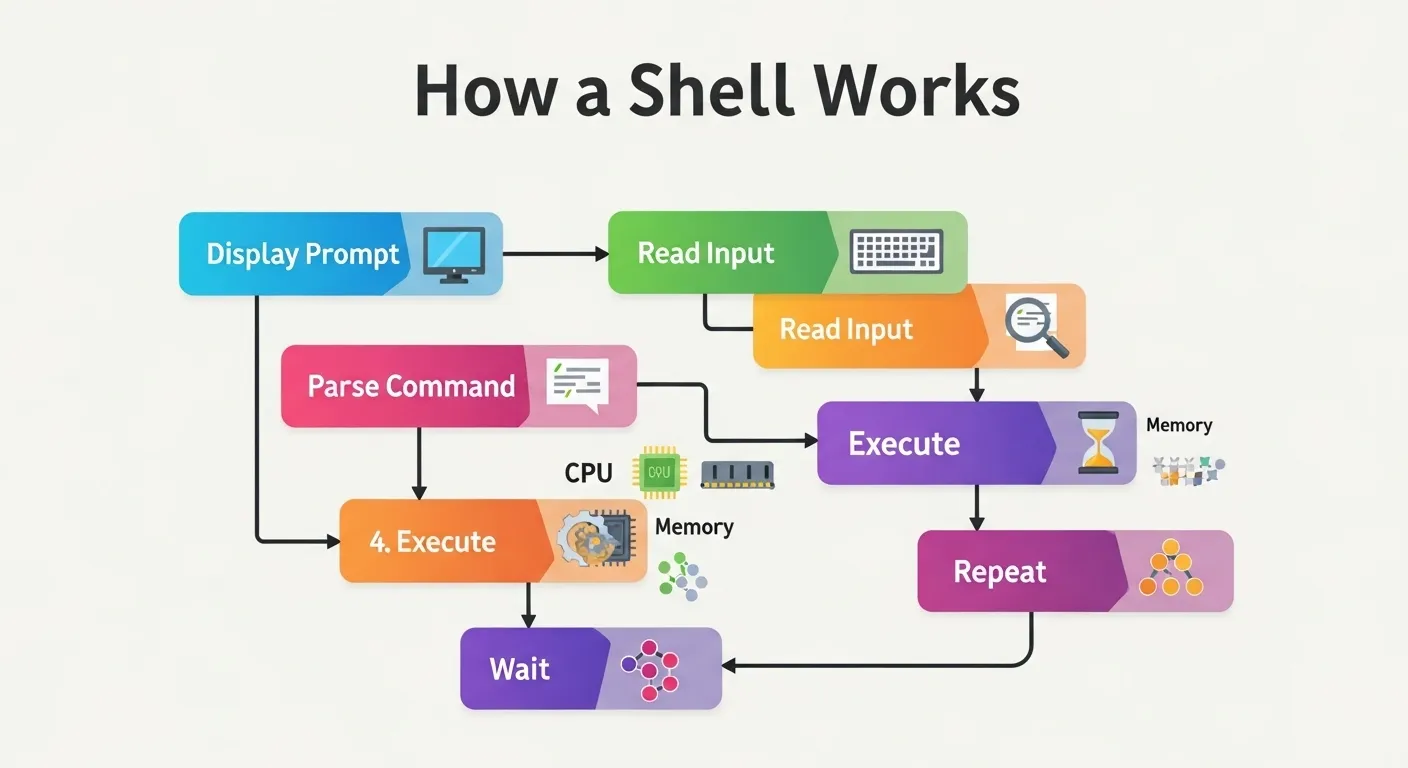 How a shell works?